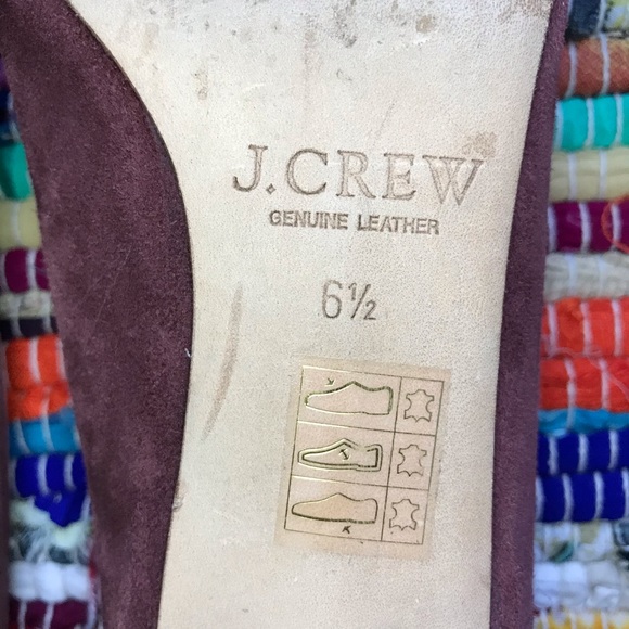 J. Crew ~ Evelyn suede block heel pumps - Picture 6 of 6
